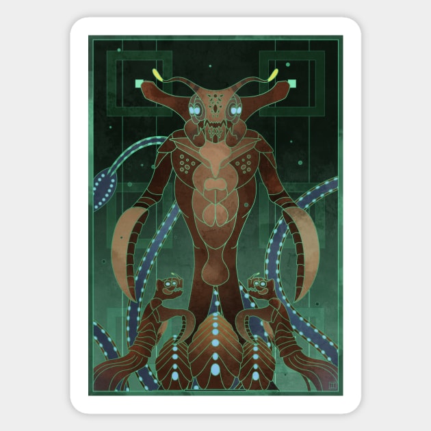 Sea Emperor Leviathan Sticker by Ilona's Store